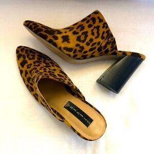 Steven by Steve Madden neva leopard mules slip on women’s size 8
